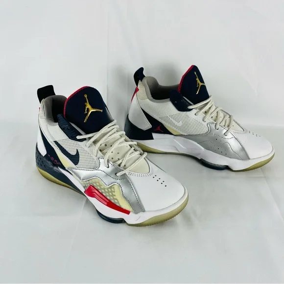 Men's Nike Air Jordan Zoom 92 USA Olympics Basketball Shoes CK9183-101 Size: 8 - Picture 4 of 14